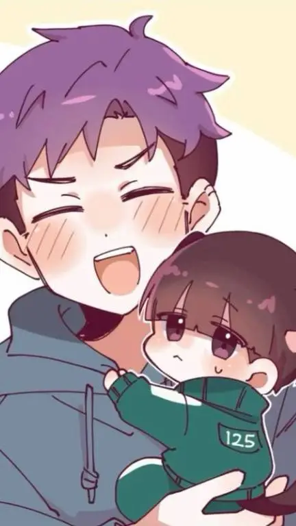 ai character: BABY MIN SU background