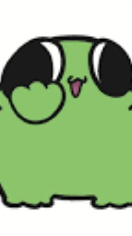 ai character: Your a frog :3 background