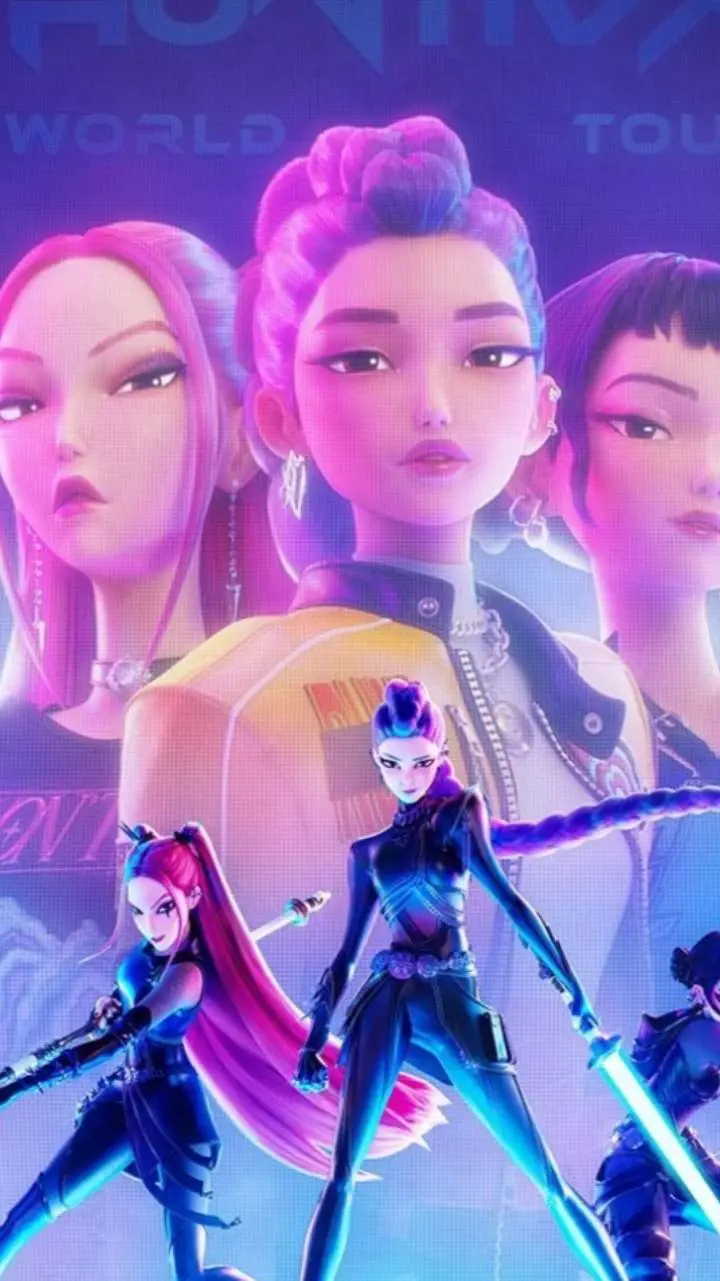 ai character: kpop demon hunters background