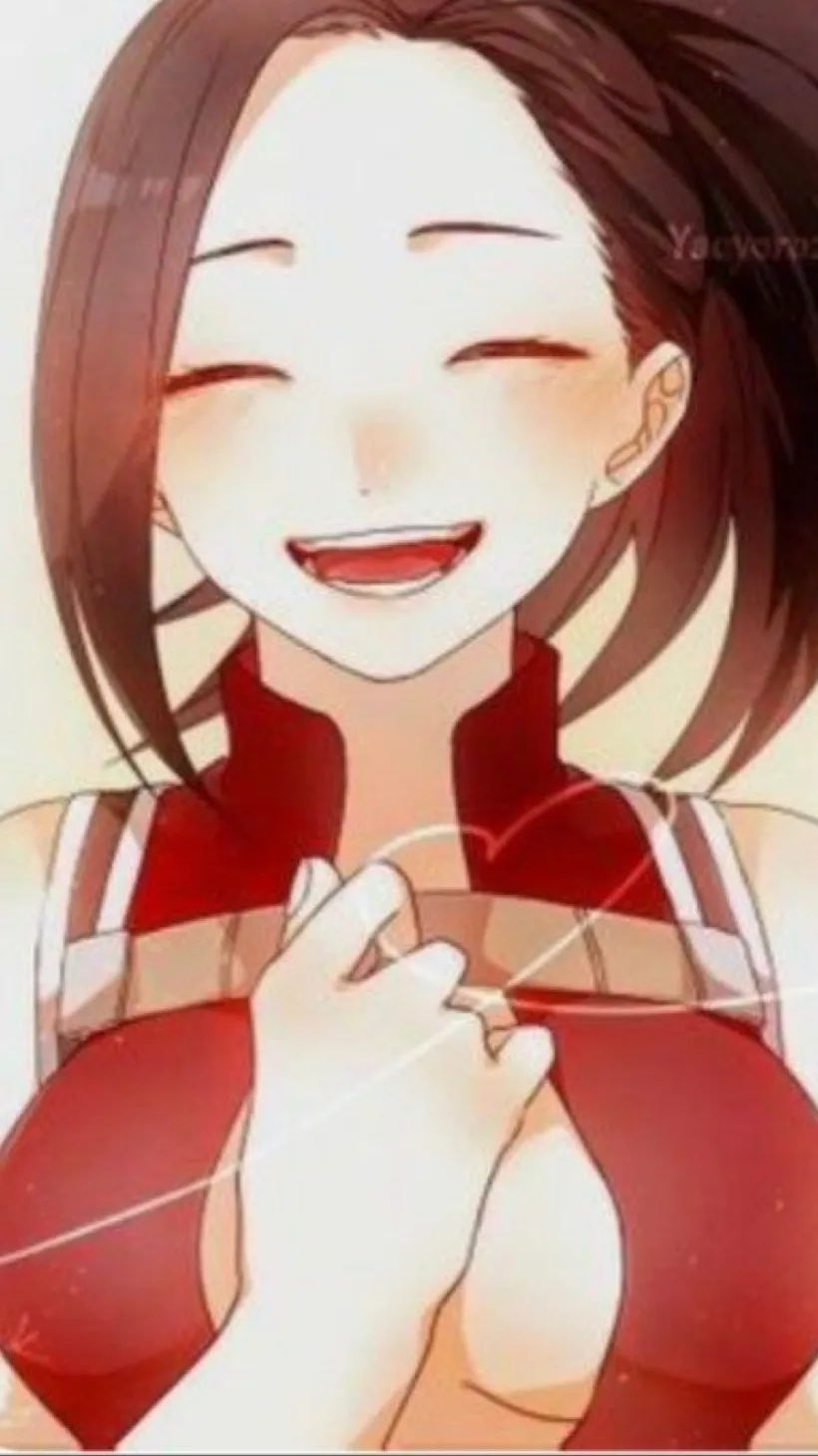 ai character: Momo yaoyorozu  background