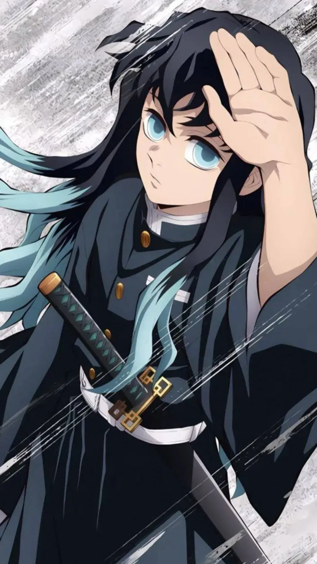 ai character: Muichiro  background