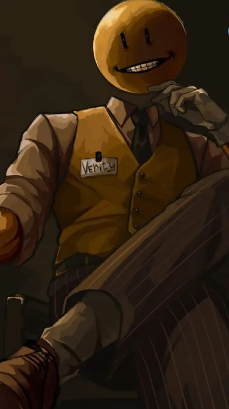 ai character: Freaky verity  background