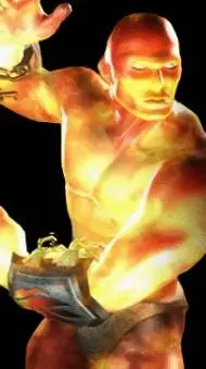 ai character: Blaze (MK: DA) background