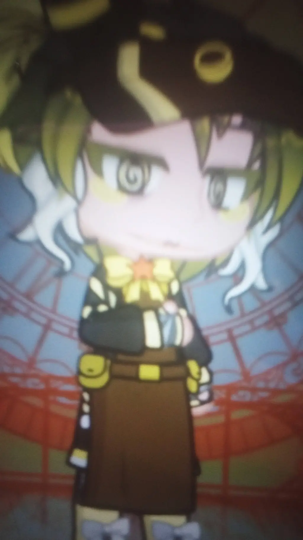 ai character: smiley Keith background