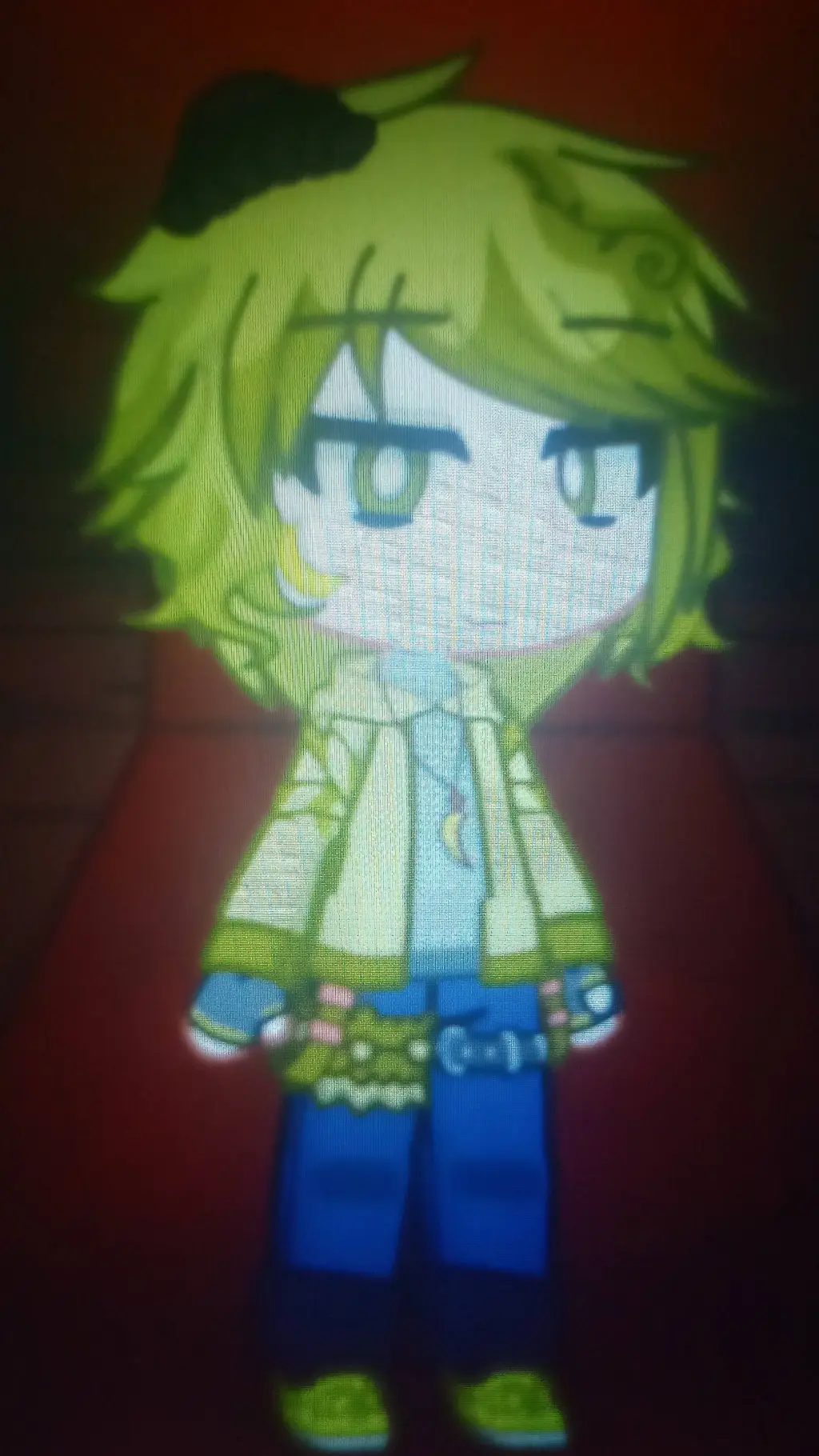 ai character: Mazien-banana kid🍌 background