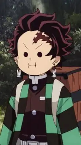 ai character: Tanjiro Komodo background