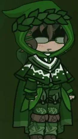 ai character: ✨🖤💚☠️hex☠️💚🖤✨ background