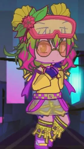 ai character: ✨🧩Neon🧩✨ background