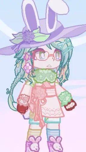ai character: ✨🩷🔻🌸Pastel 🌸🔻🩷✨ background