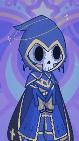 ai character: ✨💙🔹🔯LC🔯🔹💙✨ background