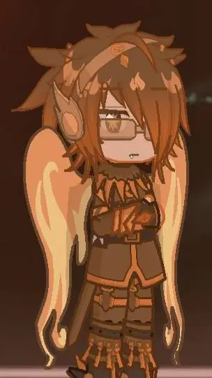 ai character: ✨🧡🔸💫Solar💫🔸🧡✨ background