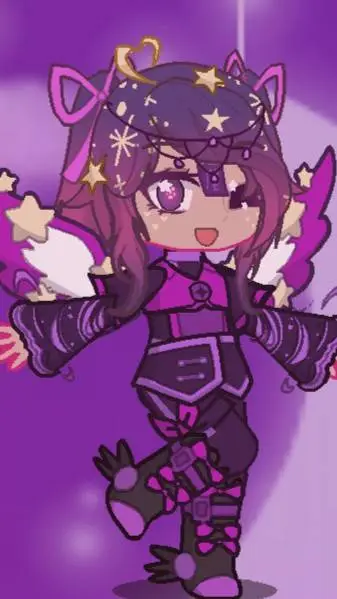 ai character: ✨💜🔺🌌Nebula🌌🔺💜✨ background