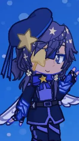 ai character: ✨💙🔹🌠Stardust🌠🔹💙✨ background