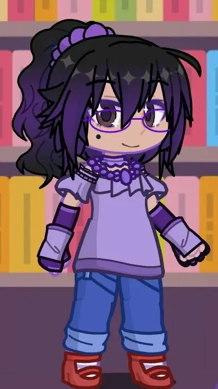 ai character: ✨💜🔹📚FABLE📚🔹💜✨ background