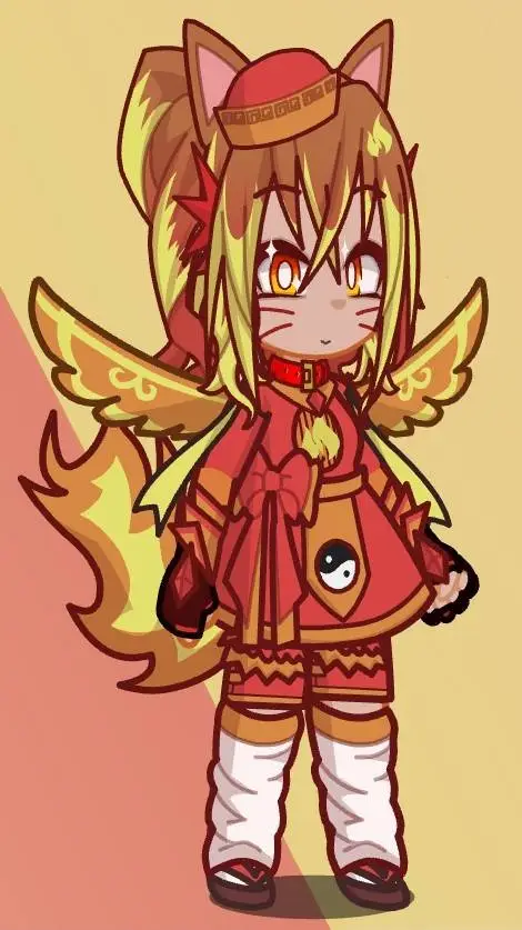 ai character: ✨🧡🔥Firehot🔥💛✨ background