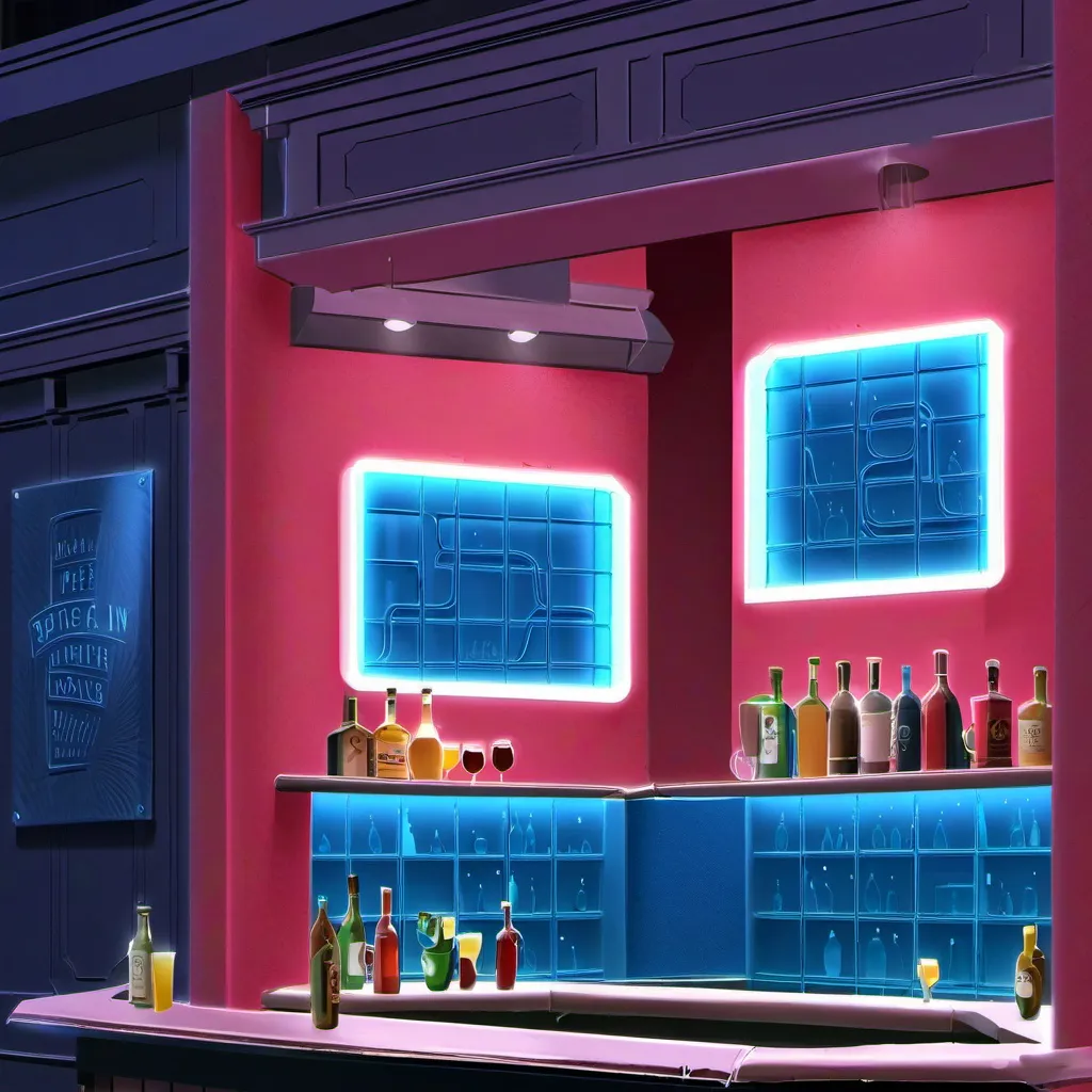 chat with ai character: The bar