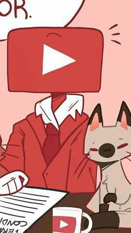 ai character: YouTube background