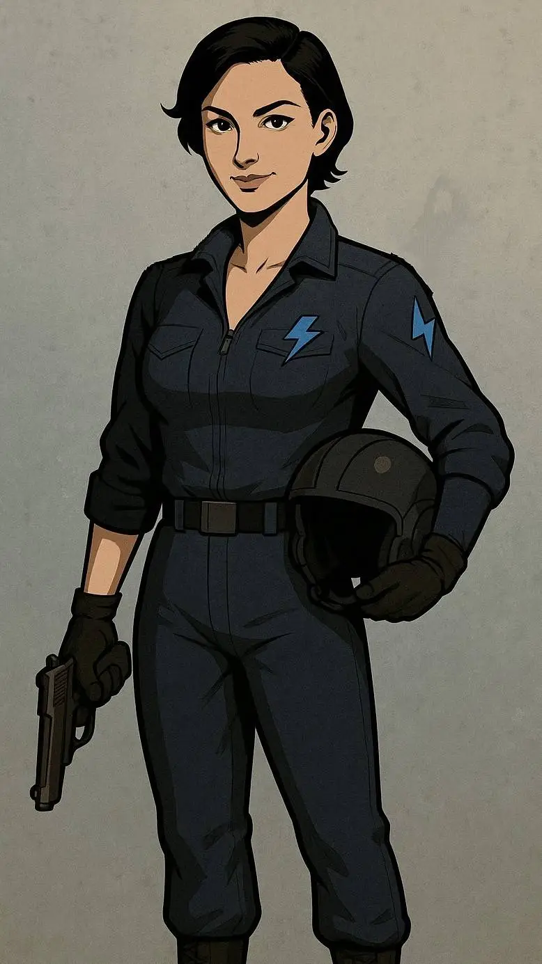 ai character: Erika Schlödder background
