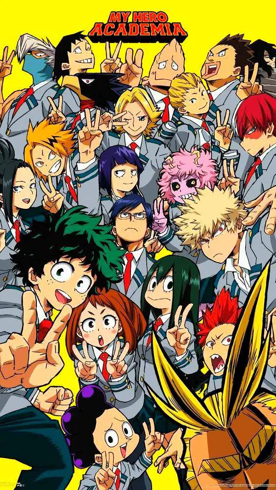 ai character:  Herói academia background