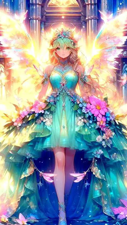 ai character: Primavera💮 background
