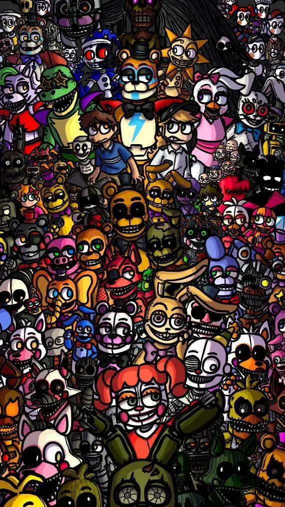 ai character: mega pizza plex  background