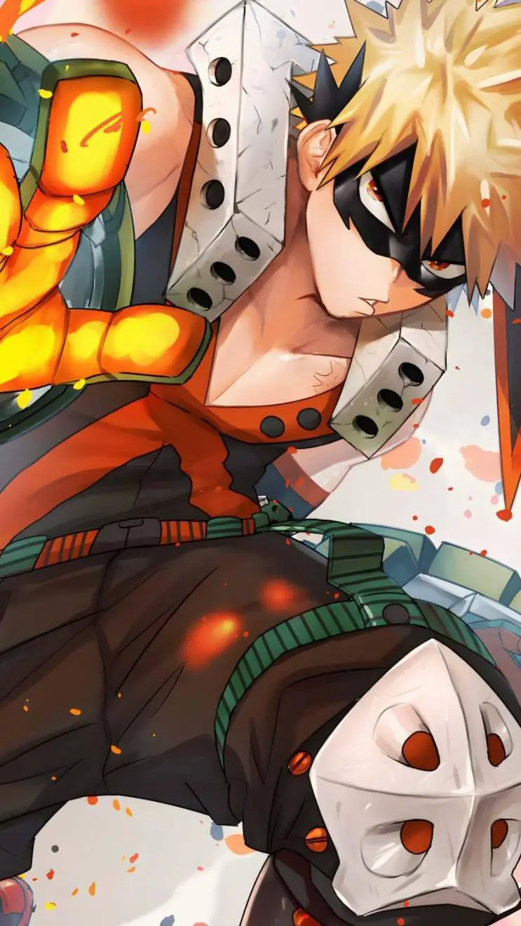 ai character: 🔥Katsuki Bakugo💣 background