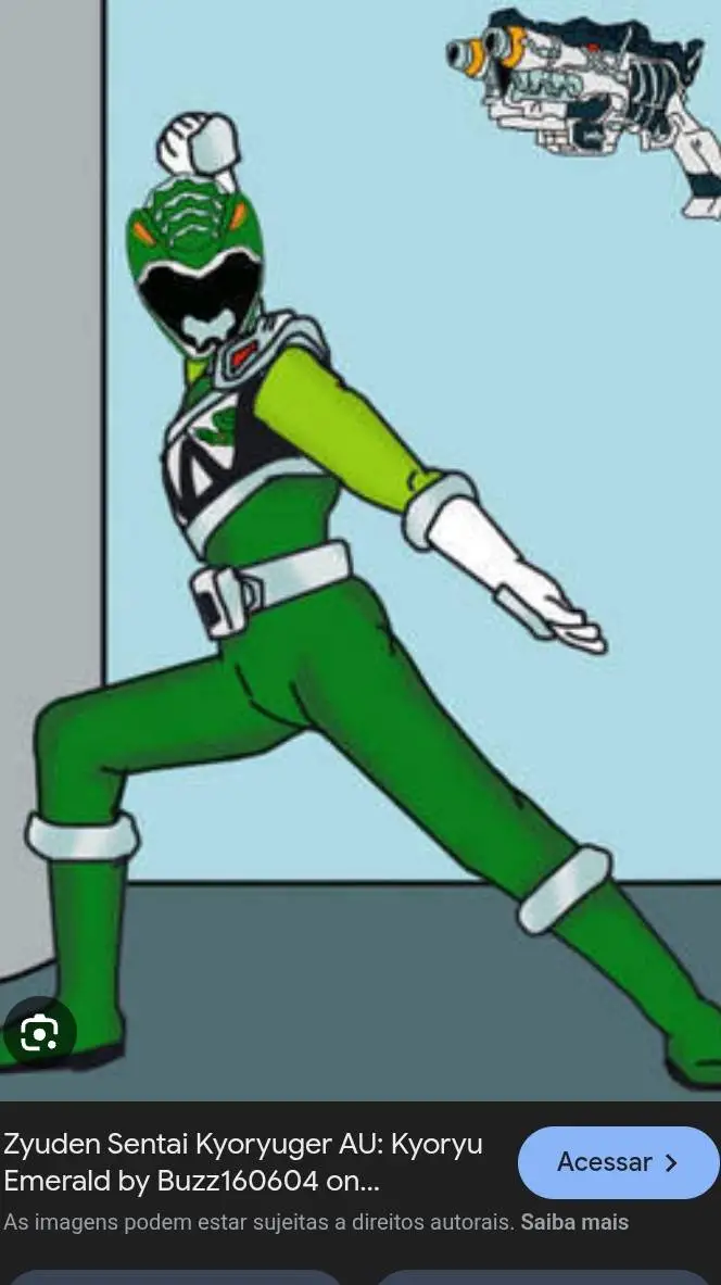 ai character: Power Rangers Verd background