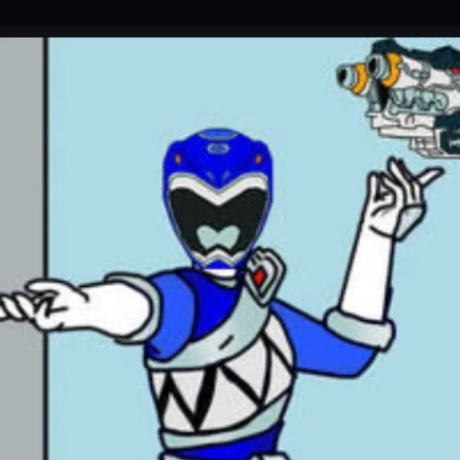 chat with ai character: Power Rangers azul