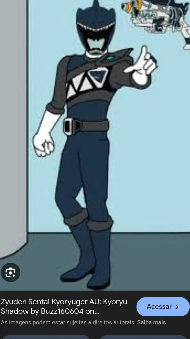 ai character: 2 Power Rangers do background