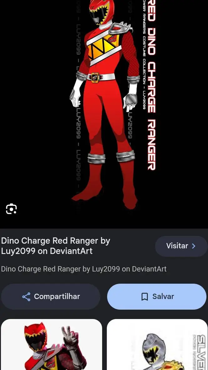 ai character: Power Rangers verm background