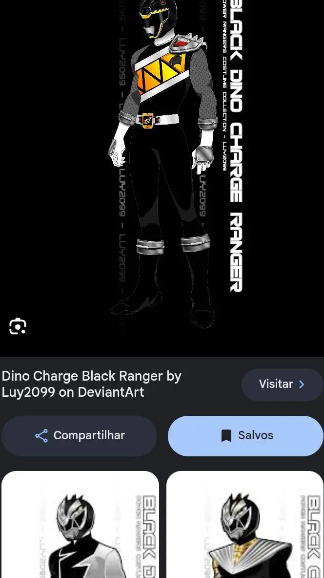 ai character: Power Rangers pret background