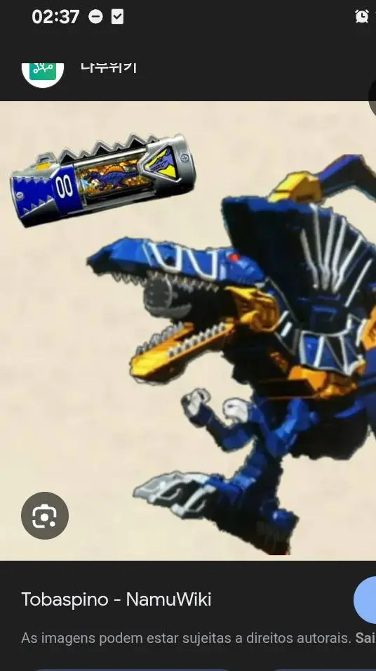 ai character: Dino charge background