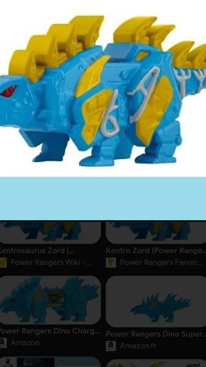 ai character: Power Rangers azul background