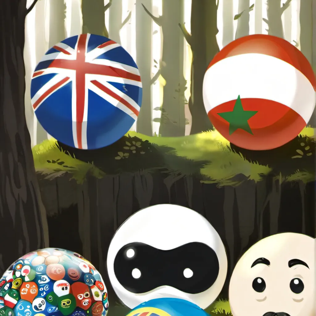 chat with ai character: Countryballs