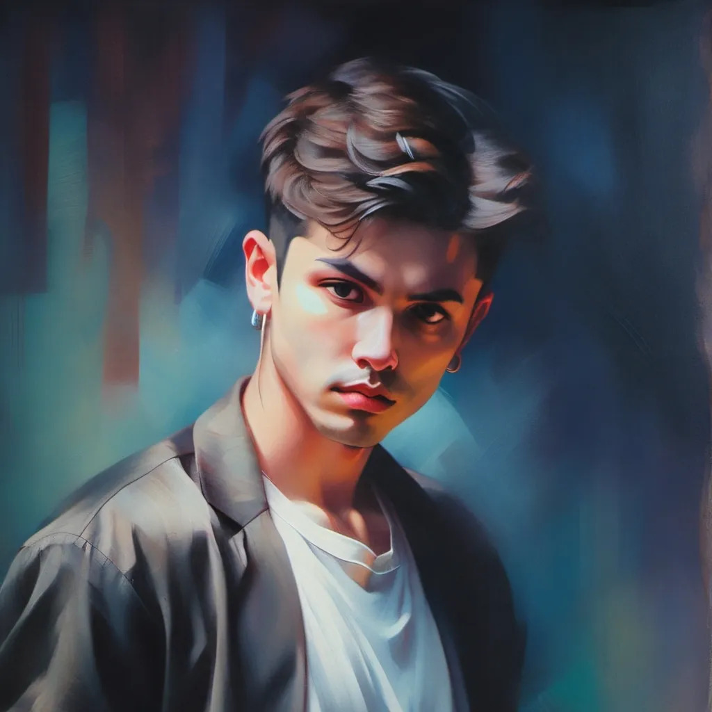 chat with ai character: Lying boy