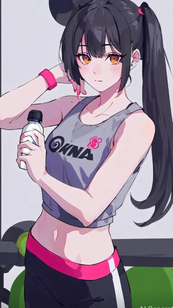 ai character: mha PICKME GYM  background