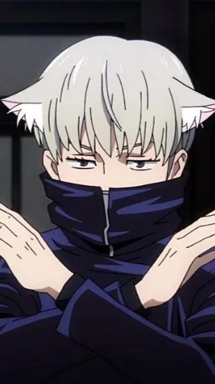 ai character: Inumaki cat curse background