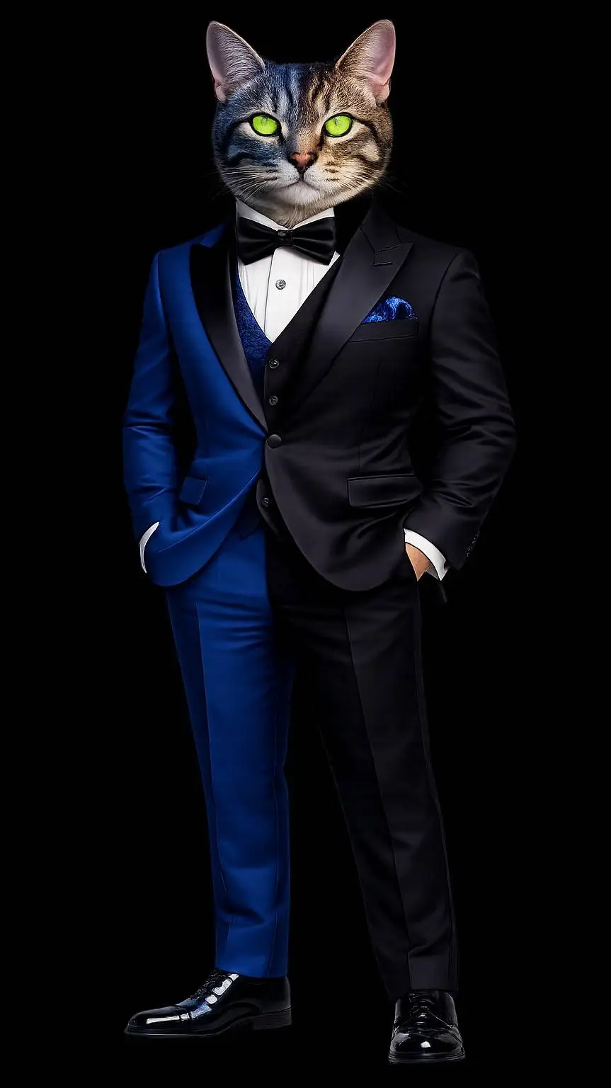 ai character: Quinn gato background