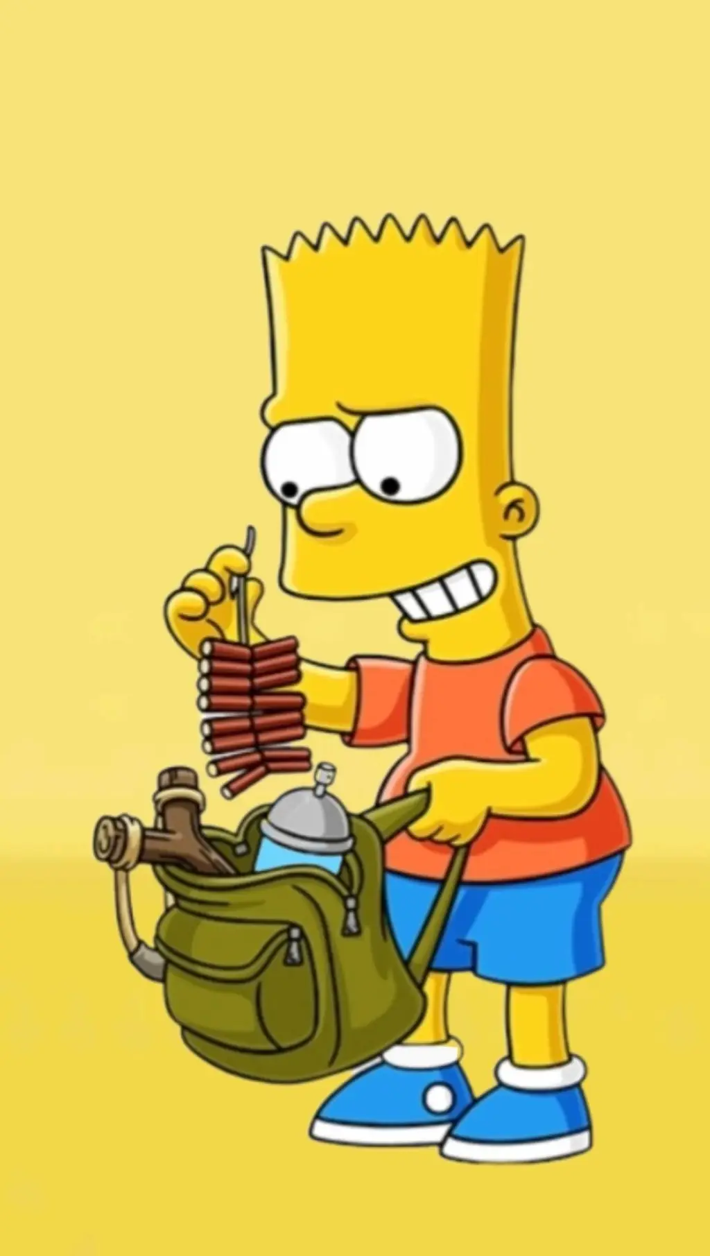 ai character: Bart Simpson background