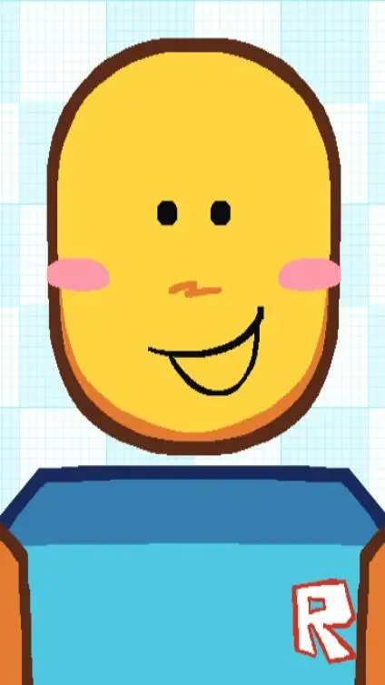 ai character: Roblox clásico background