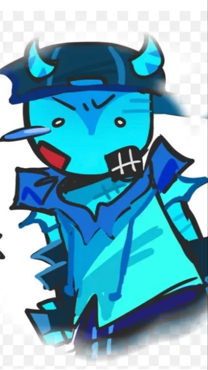 ai character: Bluudud  background