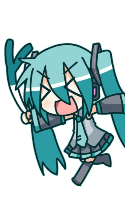 ai character: Miku background