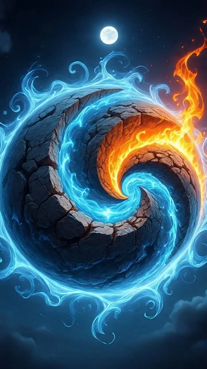ai character: THE ELEMENTALS background