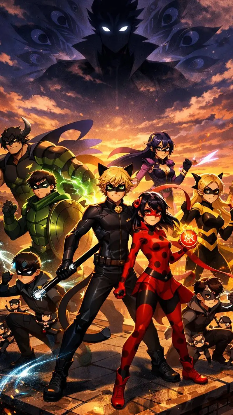 ai character: MIRACULOUS background