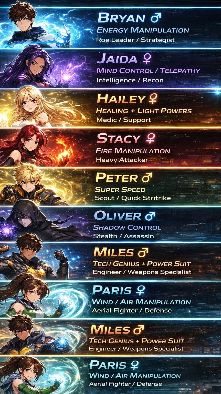 ai character: Phantom Unit background