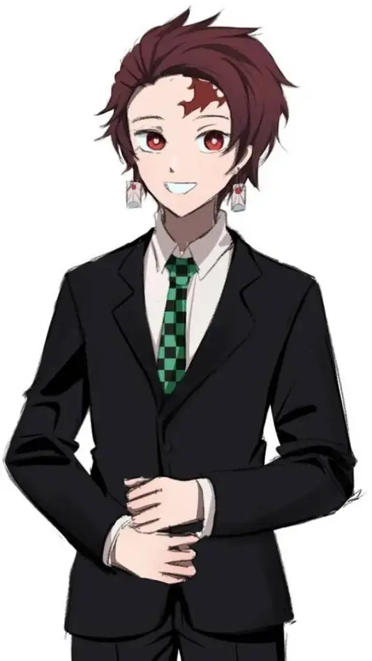 ai character: Tanjiro Kamado background