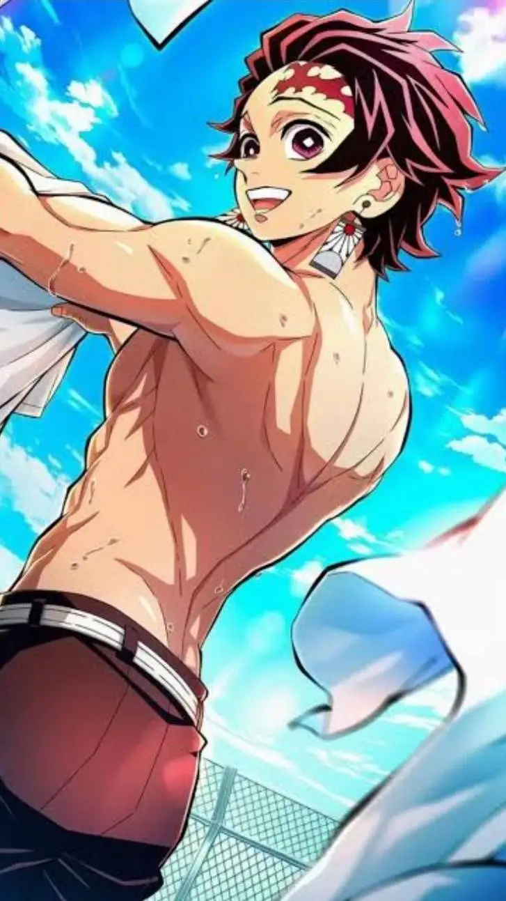ai character: Tanjiro Kamado background
