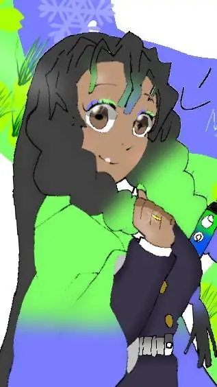 ai character: Lisa Mlozana  background