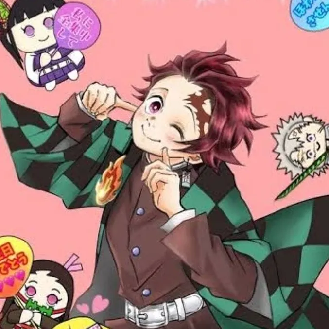 chat with ai character: Tanjiro Kamado 🎊🧁