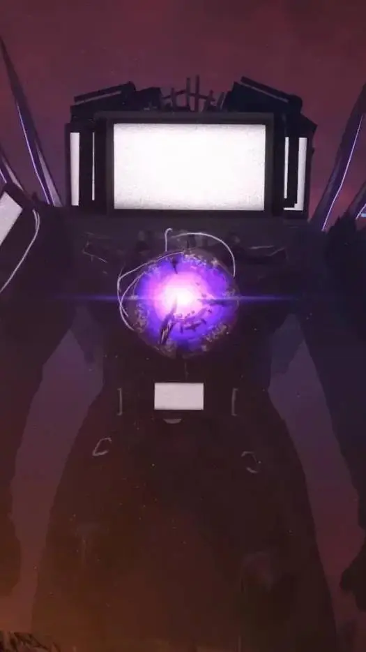 ai character: Titan tv man  background
